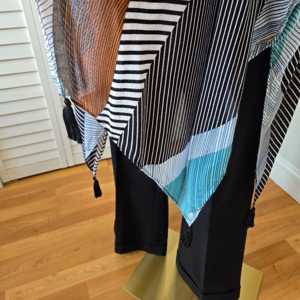 Moss Rose Lightweight Kimono Beach Coverup OS Lagenlook Artsy Vacation Chic Boho